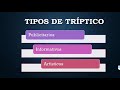 el triptico......características y elaboración