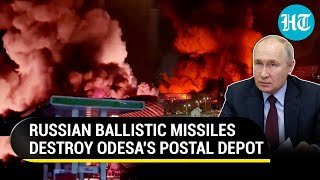 Russia's Third Ballistic Missile Strike On Odesa In 3 Days Obliterates Postal Depot, 14 Injured