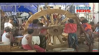 Construction Work Of Chariots From Ratha Khala