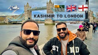 Kashmir To London - England UK 🇬🇧 - First Time in Aeroplane - Qatar Airways - Vlog #15