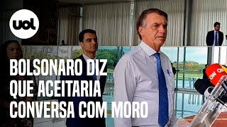 Bolsonaro agradece apoio de Dallagnol e diz que aceitaria conversar com Moro