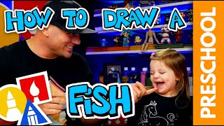 Drawing A Fish With My 2-Year-Old - Preschool