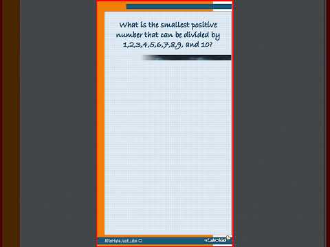 What is the smallest number that can be divided by the denominator?