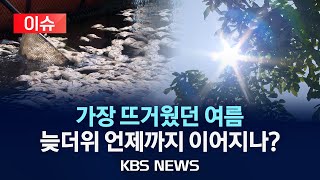 [이슈] 올여름이 가장 더웠다…당분간 늦더위 계속/2024년 9월 5일(목)/KBS