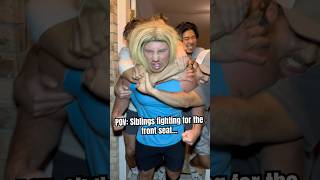 Siblings fighting for the front seat… #theboys #viral #shorts #siblings #epix