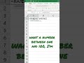 How to Generate Random Numbers in Excel