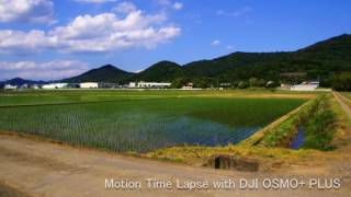 佐野市 三杉川\u0026みかも山 Motion Time Lapse with DJI OSMO+ PLUS