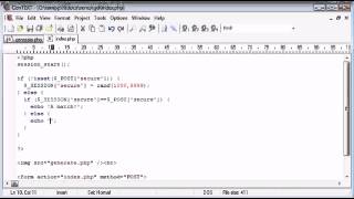 Creating Captcha Image Security Part 4 tutorial in PHP - MYSQL by For Student Organization