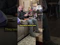 Dad receives colorblind glasses