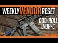 The Division | Weekly Vendor Reset (Patch 1.6 Edition) Feat. God Roll LVOA-C, VX-1 Scope, + More!