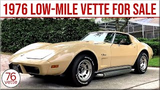 LOW-MILE 1976 Corvette FOR SALE by Owner