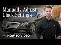 How To: Manually Adjust Clock Settings