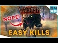 EASY MODE KILLING TACTIC - Easy Lox Loot & Other Mobs Early Game in Valheim