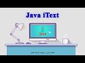 8- Java iText - Font and Color
