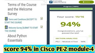 PE-2 Module 4 / pe 2 / Cisco python / python / #python / test solution / Cisco / problem with me