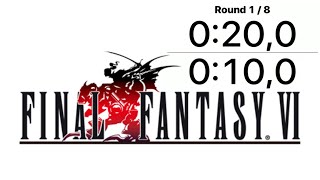 【タバタ式トレーニング 音楽】 FINAL FANTASY6 戦闘 BGM【HIIT タイマー】