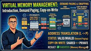 Virtual Memory Explained | Demand Paging & Copy-On-Write (OS Concepts)