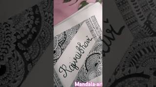 How to draw Mandala for beginner 😍😍|Rectangle mandala art  #craft #drawing #mandala #everose#viral