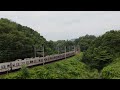 大自然を駆け抜ける 東武東上線9050系9152f 小川町〜嵐山小川 早朝