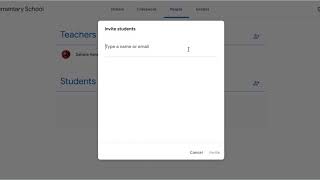 Adding students manually to Google Classroom