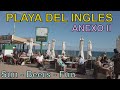 PLAYA DEL INGLES. Good Environment In ANEXO II. Sun - Beers - Fun.  November 2022.