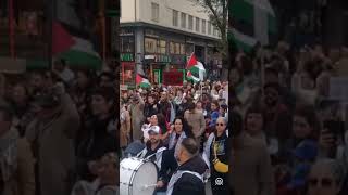 Protest in Swedish capital marks one year of Israel's Gaza assault