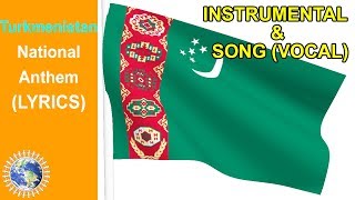 National Anthem Turkmenistan INSTRUMENTAL & SONG ❤️Garaşsyz, Bitarap Türkmenistanyň Döwlet Gimni❤️