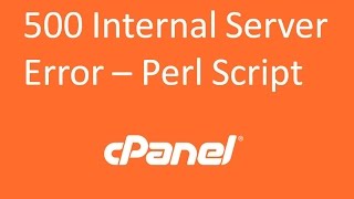 500 Internal Server Error : How to Resolve it while executing CGI Perl Script