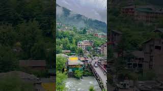 Old Manali view || magical vibes🖤❤️ #shorts #shortvideo #viral #trending