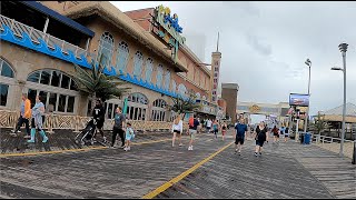 Walking the Atlantic City New Jersey Boardwalk | Ocean Casino Resort and Resorts Casino Hotel