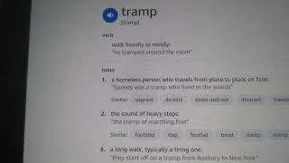 The Definition of Tramp