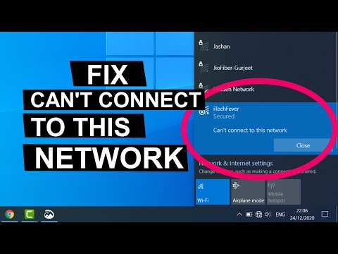 Fix “Can’t Connect to This Network” Error On Windows 10 – WiFi & Internet