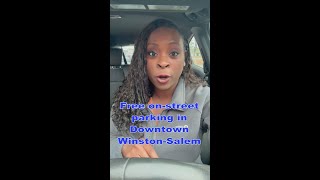 Free on-street parking in Downtown Winston-Salem