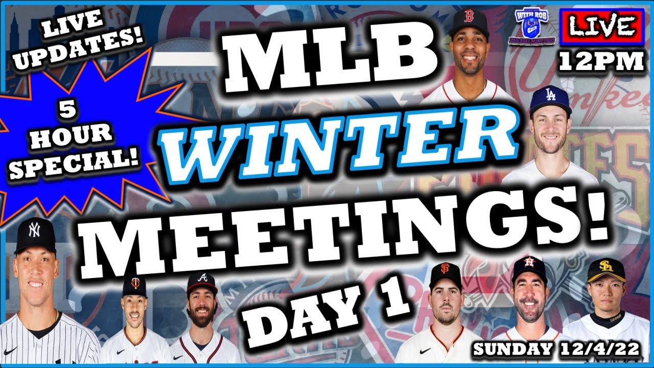 2022 MLB Winter Meetings LIVE! | Day 1 | MLB Free Agency | MLB Trade ...