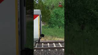 WDM3D Coupling LHB Red Coach | BUMPY RAILROAD | Train Simulator | ATG #shorts #train #atgtrain