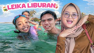 LEIKA \u0026 BUNDA STAYCATION DI HOTEL DEKAT PANTAI 😍 BUNDA AJARIN LEXIE BERENANG