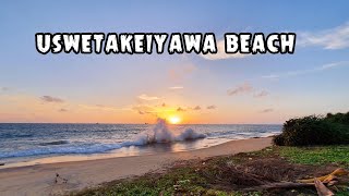 Uswetakeiyawa Beach 😲🌊🌴   | Quick Tour ⚡️