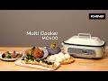 Khind All-In-One Multi Cooker MC400 | Non-Stick Grill, Hot Pot, Steam, Pizza, Cake, Okonomiyaki