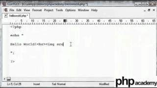 PHP Echo Function English