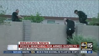 Glendale police searching for armed suspects