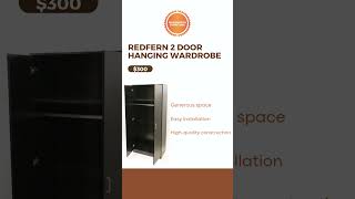 2 Door Hanging Wardrobe That Combines Style and Function for $299.99!