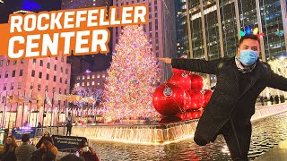 Navidad en New York 2020 🎁  ROCKEFELLER CENTER 🎄 Show de luces de SAKS 🏰 y 5ta Avenida 💎