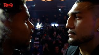 EXCLUSIVE ANGLE π Teofimo Lopez vs Shakur Stevenson FACE OFF Ahead of Clash