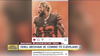 Browns players and fans alike reacting to OBJ trade