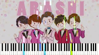 【Piano】A・RA・SHI／嵐　嵐デビュー20周年記念