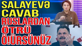 Salayevə cavab - Ruslardan ötrü ö!ürsünüz - Media Turk TV