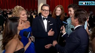 Oscars 2023: Brendan Fraser Brings His Sons to the Red Carpet (Exclusive)
