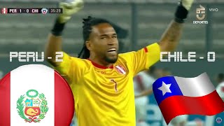 PERU - 2  vs  CHILE - 0  PARTIDO COMPLETO