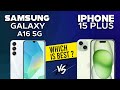 Samsung Galaxy A16 5G VS iPhone 15 Plus - Full Comparison ⚡Which one is Best