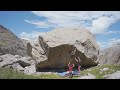 Slander (V9) - Area D, Mt. Blue Sky Bouldering